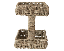 Load image into Gallery viewer, Seagrass 2-Tier Etagere