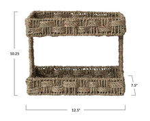 Load image into Gallery viewer, Seagrass 2-Tier Etagere