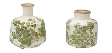 Load image into Gallery viewer, Stoneware Vase with Botanicals