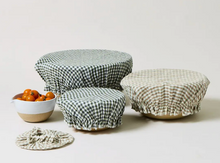 Load image into Gallery viewer, Farmhouse Gingham Linen - Bowl Cover Set