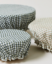 Load image into Gallery viewer, Farmhouse Gingham Linen - Bowl Cover Set