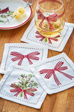 Load image into Gallery viewer, Winter Berries Cotton Coaster Set