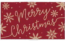 Load image into Gallery viewer, Merry Christmas Snowflakes Doormat
