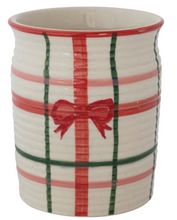 Load image into Gallery viewer, Hand-Painted Ribbed Crock