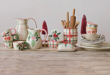 Load image into Gallery viewer, Hand-Painted Ribbed Crock