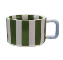 Load image into Gallery viewer, Stoneware Striped Mug