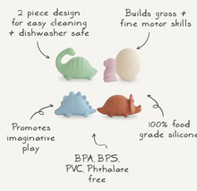 Load image into Gallery viewer, Dino Mold Free Bath Play Set