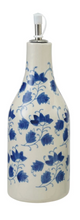 Load image into Gallery viewer, Stoneware Oil Cruet with Floral Pattern