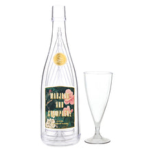 Load image into Gallery viewer, Acrylic Champagne Bottle + Glasses - Mahjong