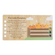 Load image into Gallery viewer, Touch and Trace Nursery Rhymes: Five Little Pumpkins