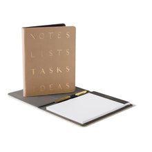 Load image into Gallery viewer, Letter Stack Khaki Signature Small Padfolio