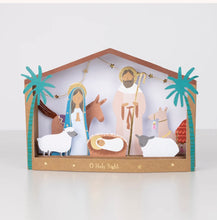 Load image into Gallery viewer, Nativity Diorama Christmas Card