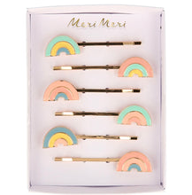Load image into Gallery viewer, Enamel Rainbow Hair Slides