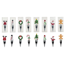 Load image into Gallery viewer, Hand-Painted Glass Wine Stopper