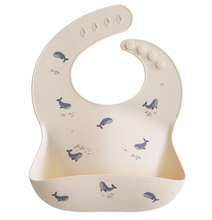 Load image into Gallery viewer, Silicone Baby Bib