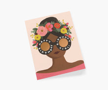 Load image into Gallery viewer, Flower Crown Birthday Girl Card