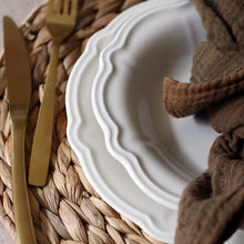 Load image into Gallery viewer, Charlotte White Stoneware Plate
