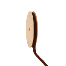 Load image into Gallery viewer, Gingerbread velvet ribbon, 3/8 inch width, 10 yard roll
