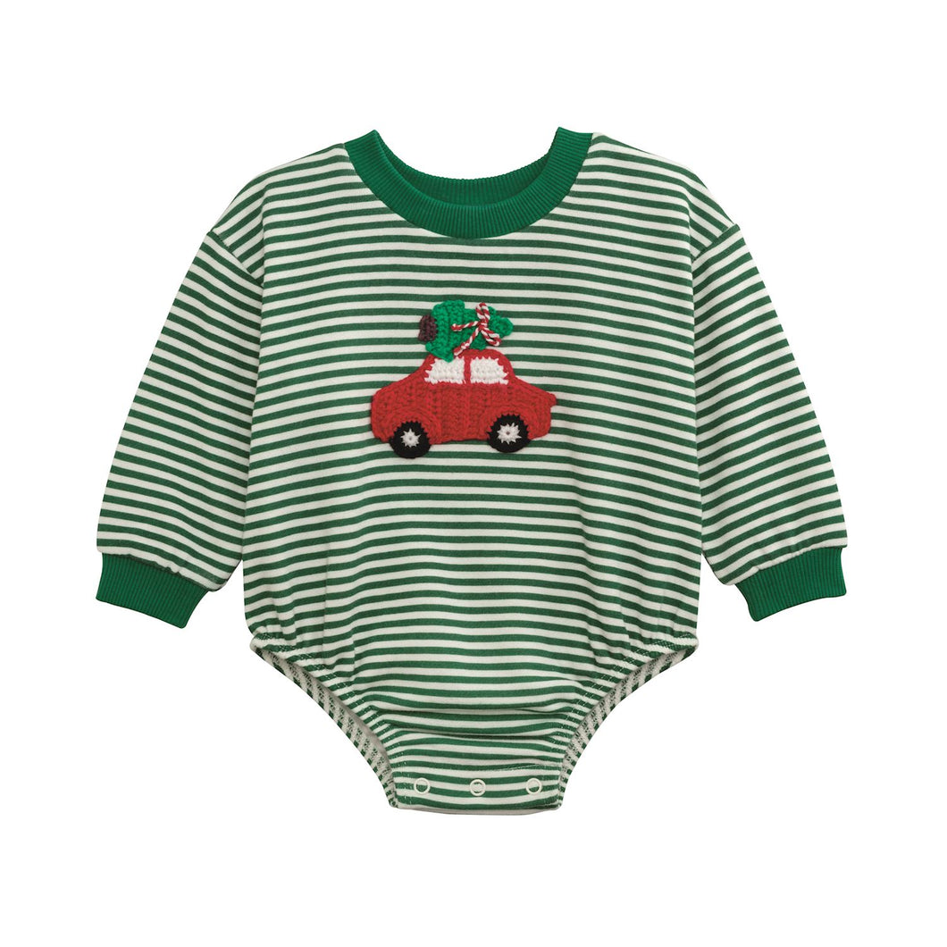 Christmas Car Sweatshirt Bubble
