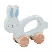 Load image into Gallery viewer, Wood Bunny Pull Toy
