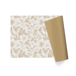 Holiday Double Sided Wrapping Paper
