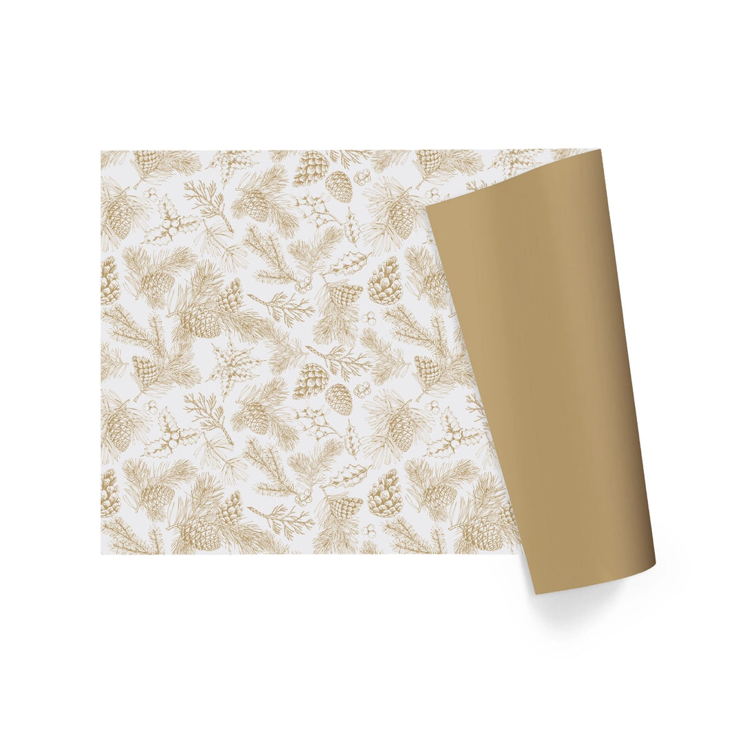 Holiday Double Sided Wrapping Paper
