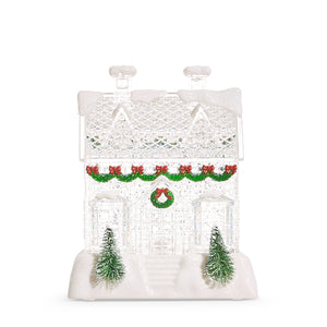 Lighted Holiday Water House