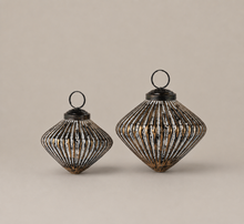 Load image into Gallery viewer, Antique Bronze Glass Ornament
