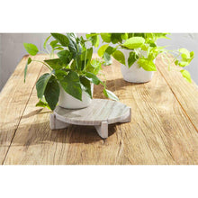 Load image into Gallery viewer, Marble + Wood Pedestal
