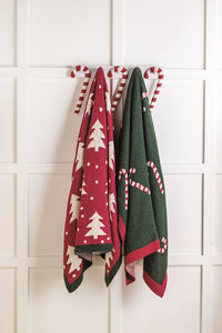 Holiday Knit Throw Blanket