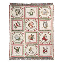 Load image into Gallery viewer, 12 Days Of Christmas Blanket
