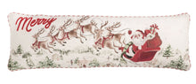 Load image into Gallery viewer, Santa Scene Long Pillow
