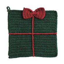 Load image into Gallery viewer, Present Crochet Trivet
