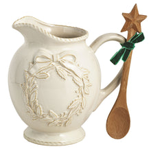 Load image into Gallery viewer, White Christmas Pitcher Set

