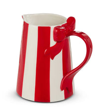 Load image into Gallery viewer, Striped Bow Pitcher
