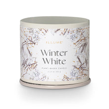 Load image into Gallery viewer, Winter White Large Tin Candle
