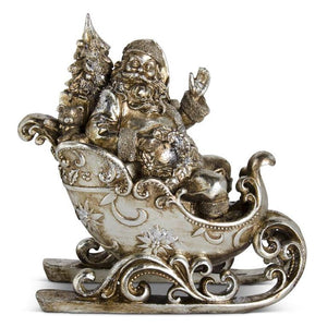 Antique Silver Santa