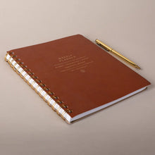 Load image into Gallery viewer, Se Standard Cognac Weekly Non-Dated Planner

