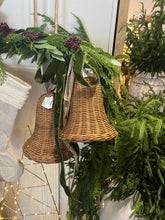 Load image into Gallery viewer, 11&quot; Natural Wicker Bell
