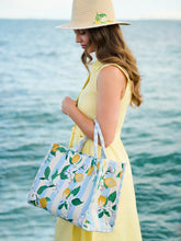 Load image into Gallery viewer, Lemon Stripe Jacquard Tote
