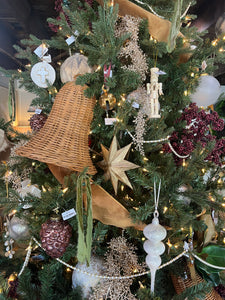 11" Natural Wicker Bell