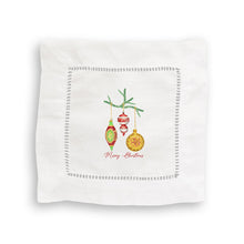Load image into Gallery viewer, Holiday Linen Cocktail Napkin
