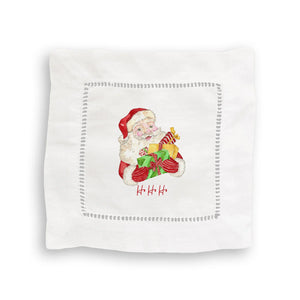 Holiday Linen Cocktail Napkin