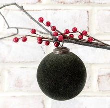 Load image into Gallery viewer, Velvet Ball Ornament 4"
