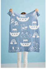 Load image into Gallery viewer, Noah&#39;s Ark Chenille Blanket
