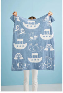 Noah's Ark Chenille Blanket