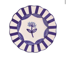 Load image into Gallery viewer, Blue Floral Salad Plate
