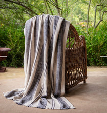 Load image into Gallery viewer, Cornflower Striped Blanket
