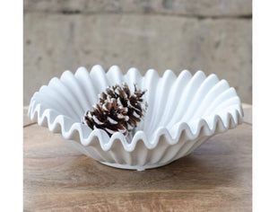 White Deco Dish