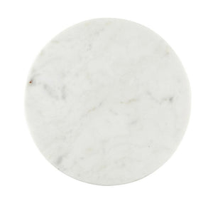 White Marble Footed Tray